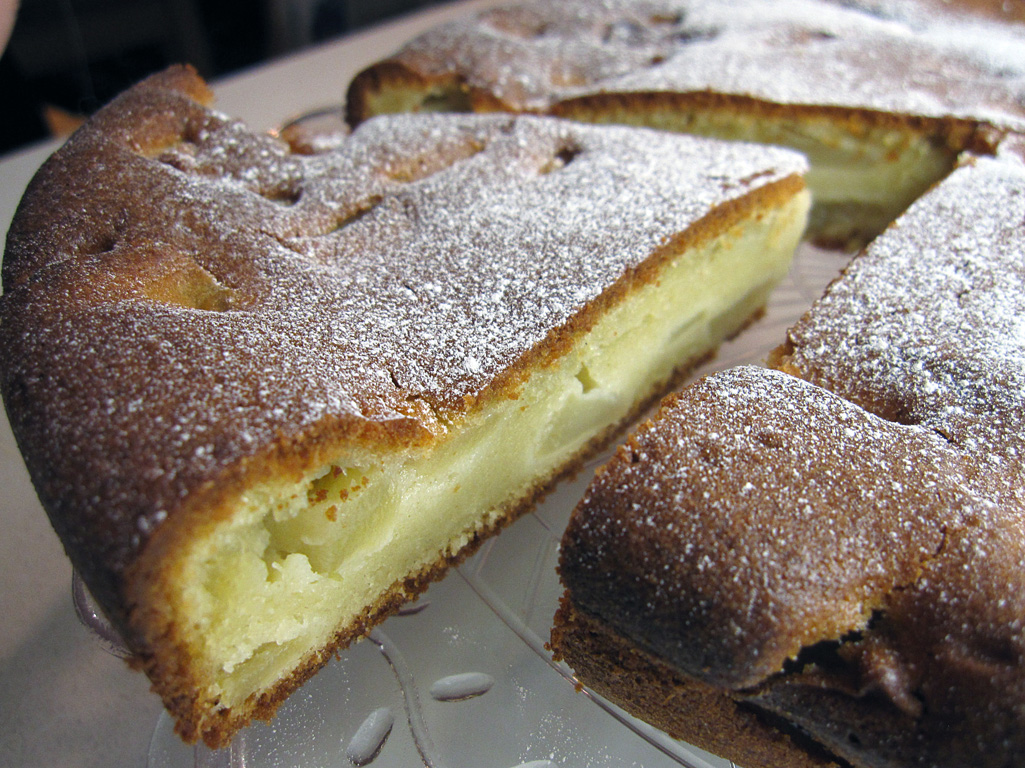 Gâteau fondant aux pommes et au mascarpone Legumes et Chocolat